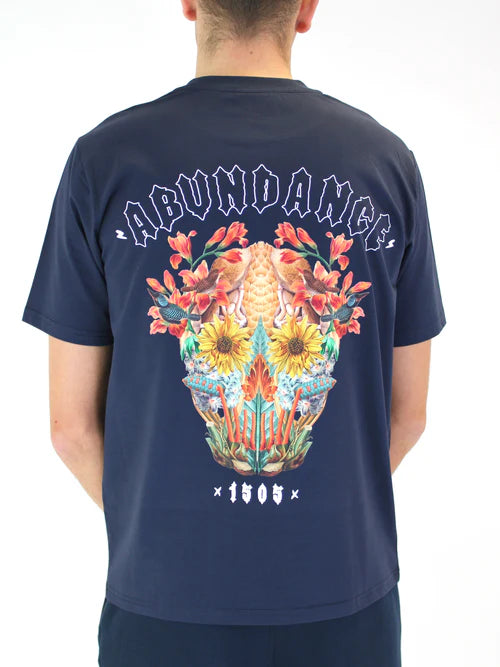 White Threads Abundance T-Shirt - Navy